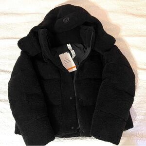 NEW Lululemon Wunder Puff Cropped Jacket *Textured Fleece size 4